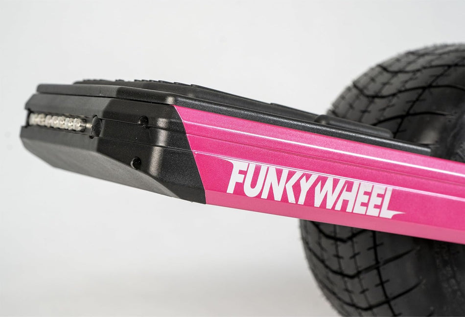   FUNKYWHEEL Urban Electric Unicycle 48V 5.2Ah – Long Range 15 Miles, Waterproof One-Wheel Scooter for Adults