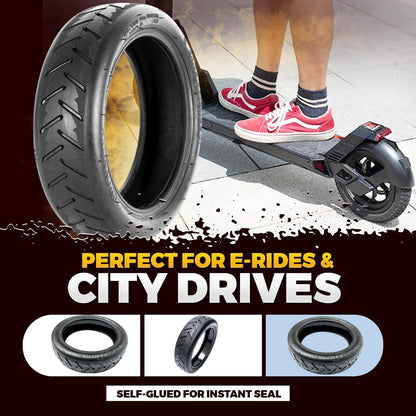 8.5x2.0 Tubeless 50/75-6.1 Self-Sealing E-Scooter Tires (2-Pack) – Durable Butyl Rubber, Fits 8.5 Inch Rim, Pre-Glued Auto Fix Puncture Surface