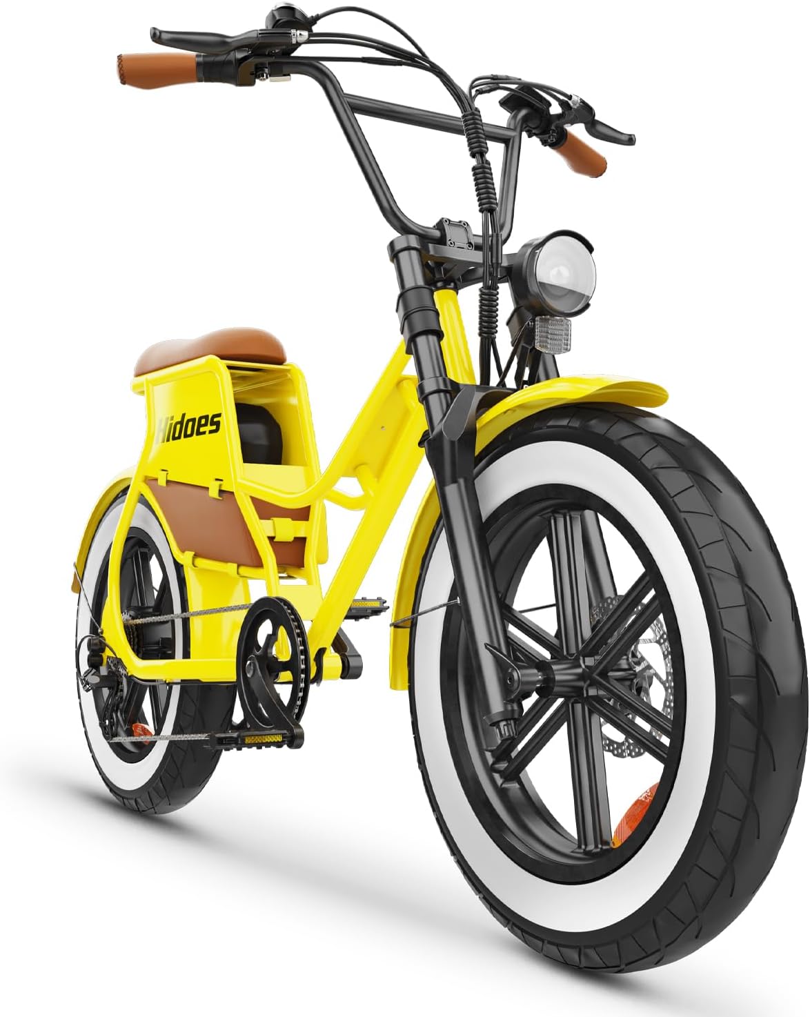   Hidoes C8 Retro Electric Bike 700W (1000W Peak) | 48V 17Ah, 20" Fat Tire, Dual Brakes, UL2849 Certified