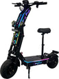 G14 10000W Dual Motor Electric Scooter 72V 40Ah, 13" Fat Tire, 55-75MPH, 55-75 Miles Range, Foldable with Seat