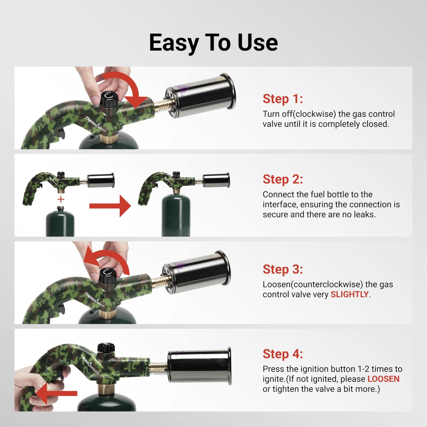 Powerful Propane Torch for Culinary Excellence