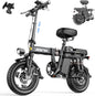 Aairsk RS5-20 14" Electric Bike | 500W Motor, 48V 20Ah Removable Battery, 25-40 Mile Range