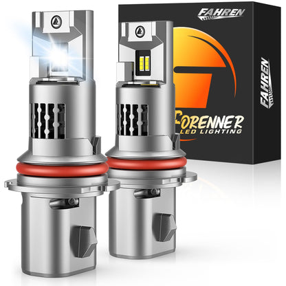 Forenner Fahren Upgraded H11/H9/H8 Bulbs - 40000LM, 900% Brighter, 6500K Cool White, Plug-N-Play with Cooling Fan