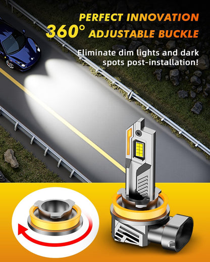 D1S Xenon HID Headlight Bulbs - 400% Enhanced Brightness, 6000K Cool White, Pack of 2