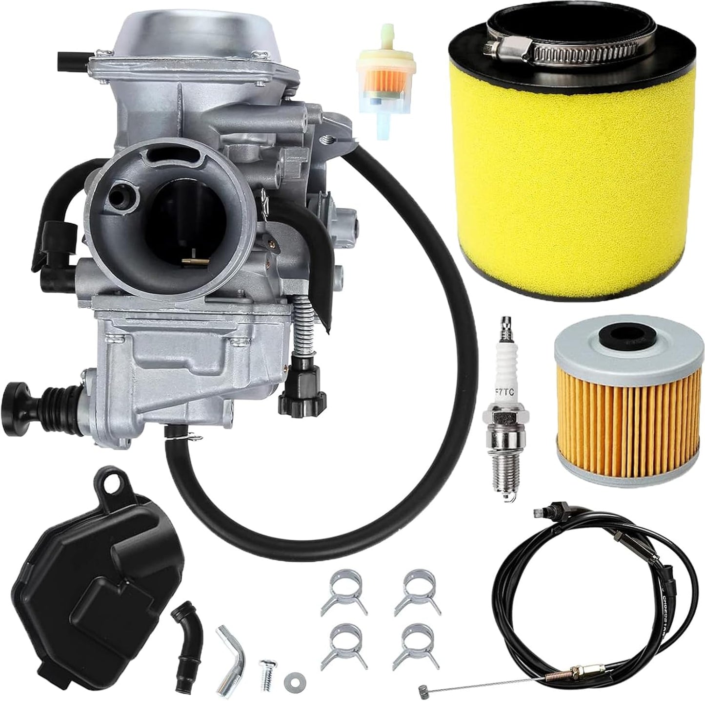 Fourtrax 300 Carburetor for Honda ATVs - Complete Kit with Filters & Cables