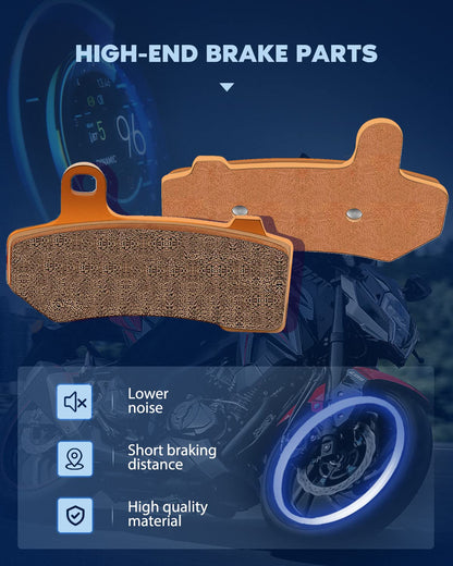 ECCPP Brake Pads for FLHTCU Ultra Classic Electra Glide & FLHR Road King 2008-2022