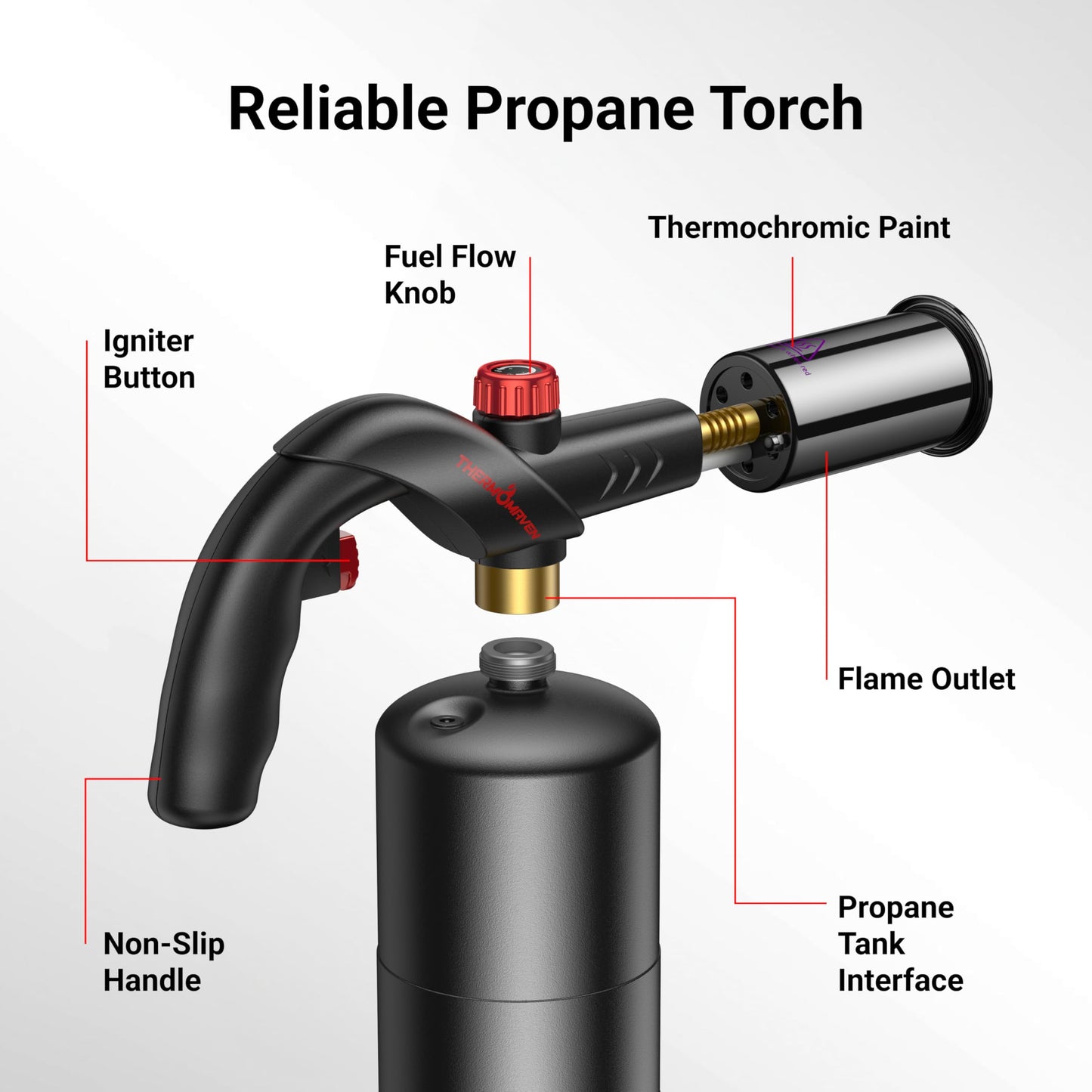 Powerful Propane Torch for Culinary Excellence