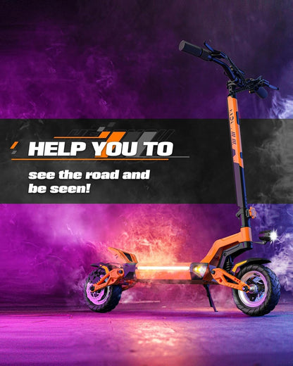 JGH X5 Ultra Electric Scooter for Adults - Dual Suspension & Braking