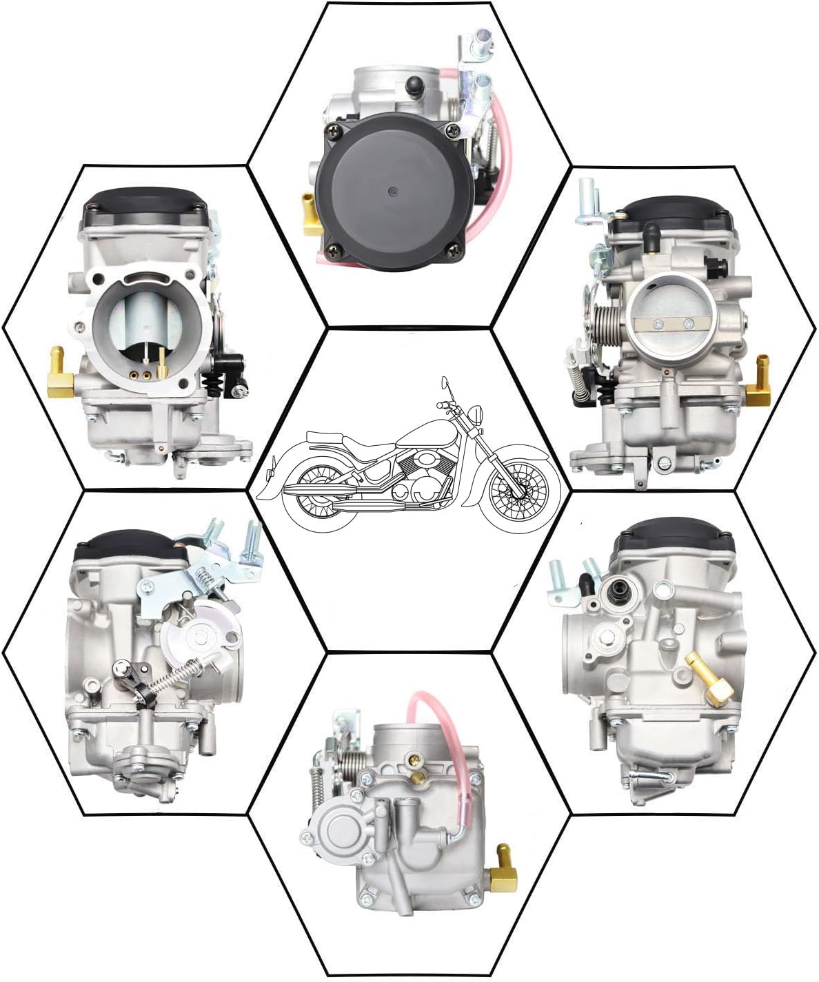 CV40 Carburetor Replacement for Harley Davidson Sportster & Softail Models (1998-2016)