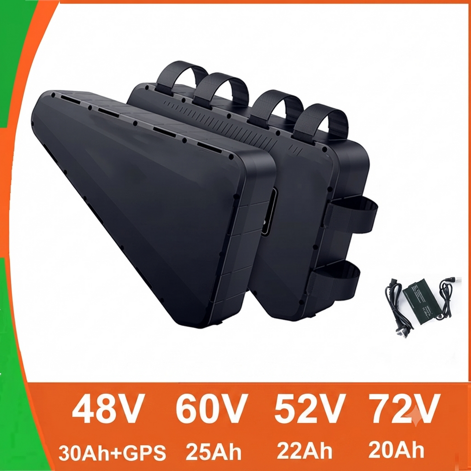 72V 20Ah triangle ebike battery hard case