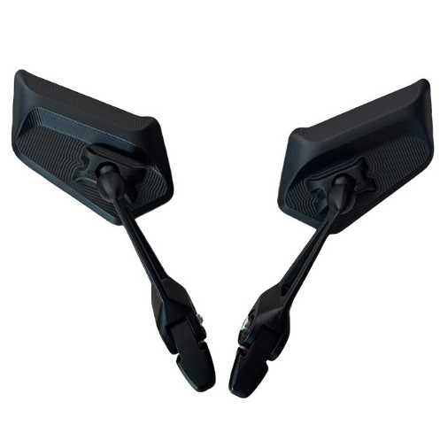 Universal Aluminum Anti-Glare Square Side Mirror for Electric Scooters & Motorcycles
