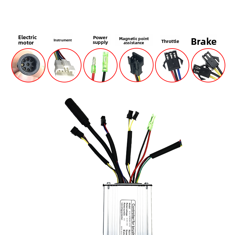 KT-22A 9-Tube Square Wave Controller for 36V/48V Electric Bicycle Conversions