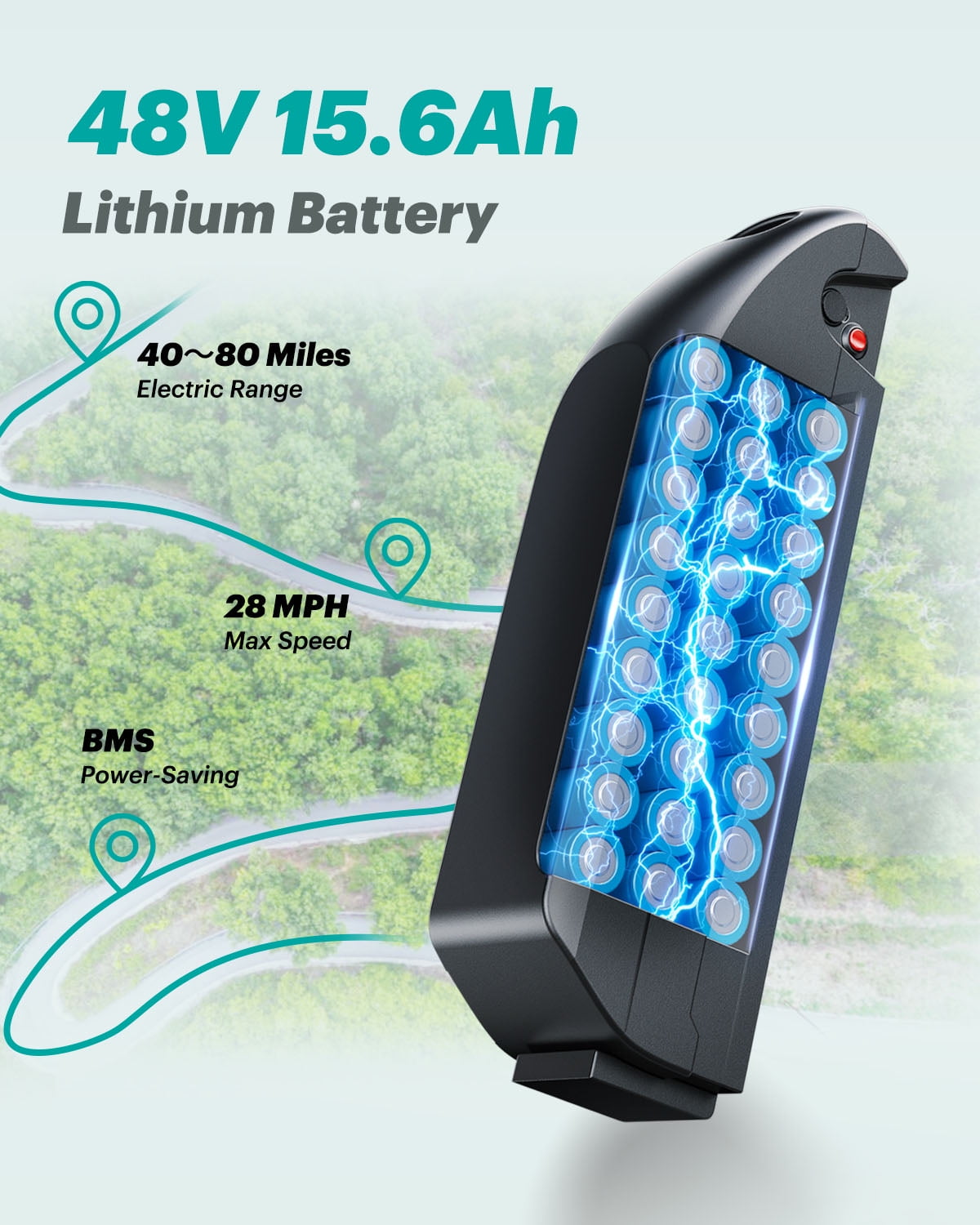   DYU 20" 4.0 Fat Tire Electric Bike 750W 48V 15.6Ah | All-Terrain Adult E-Bike