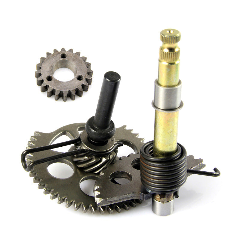 GY6 125cc 150cc Kick Start Shaft Assembly Kit – Complete Gear & Spring Set