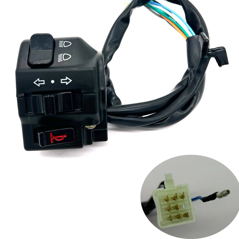 7/8 handlebar bike control switch multi function compact design