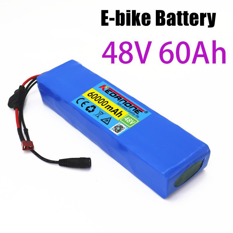 High-Capacity 48V 60Ah Lithium-Ion Battery Pack with 54.6V 2A Charger