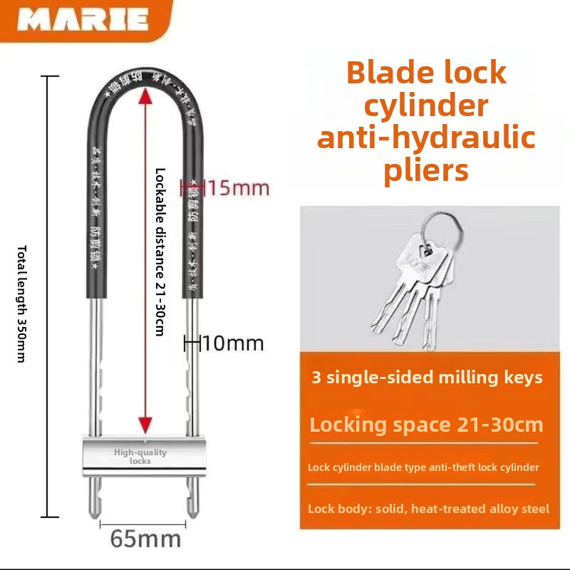 Heavy Duty Security Lock for Tempered Glass Doors