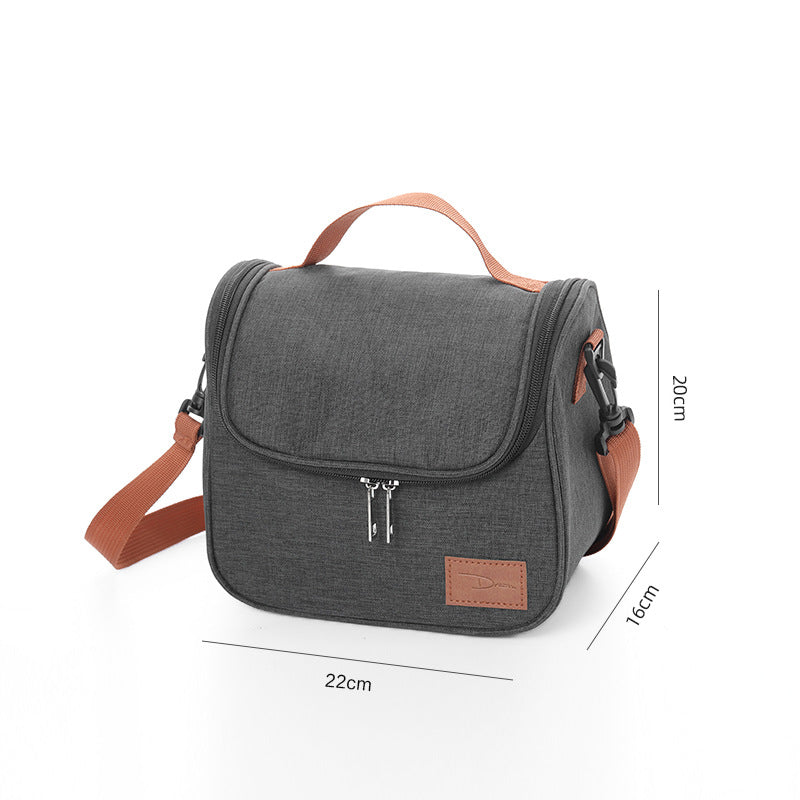 Portable Thermal Lunch Tote Durable Polyester Bag for Office & School