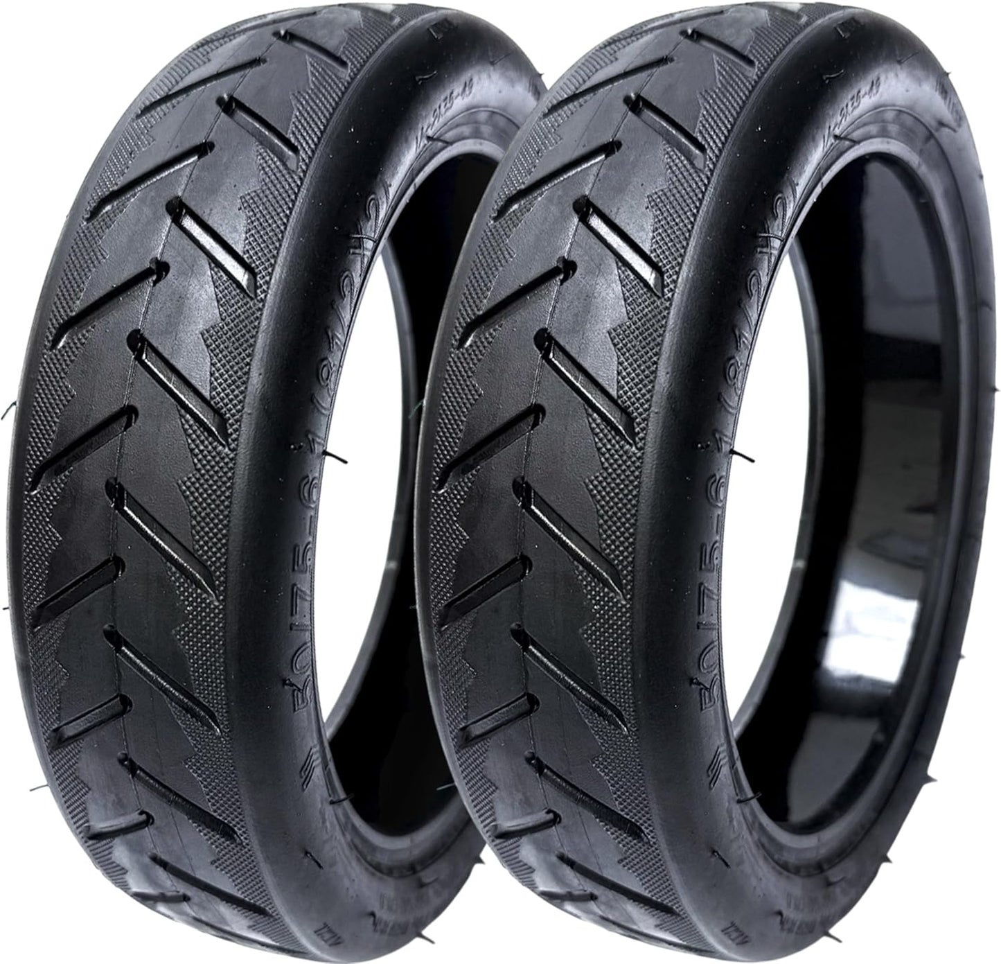8.5x2.0 Tubeless 50/75-6.1 Self-Sealing E-Scooter Tires (2-Pack) – Durable Butyl Rubber, Fits 8.5 Inch Rim, Pre-Glued Auto Fix Puncture Surface