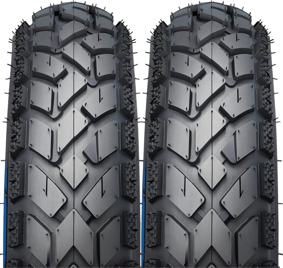 20x4.0 Fat Tire & Tube Set for E-Bikes – 2 Heavy-Duty Tires + 2 Schrader Inner Tubes – Fits Himiway, Rad - Non Folded