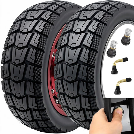 2 Pack 10x2.75-6.5 Self-Sealing Off-Road Tubeless Tires for Electric Scooter – 10 Inch