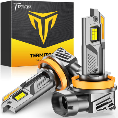 D1S Xenon HID Headlight Bulbs - 400% Enhanced Brightness, 6000K Cool White, Pack of 2