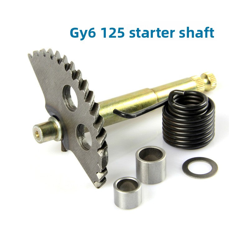 GY6 125cc 150cc Kick Start Shaft Assembly Kit – Complete Gear & Spring Set
