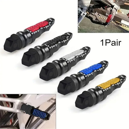 8MM hole aluminum motorcycle rear passenger foot pegs