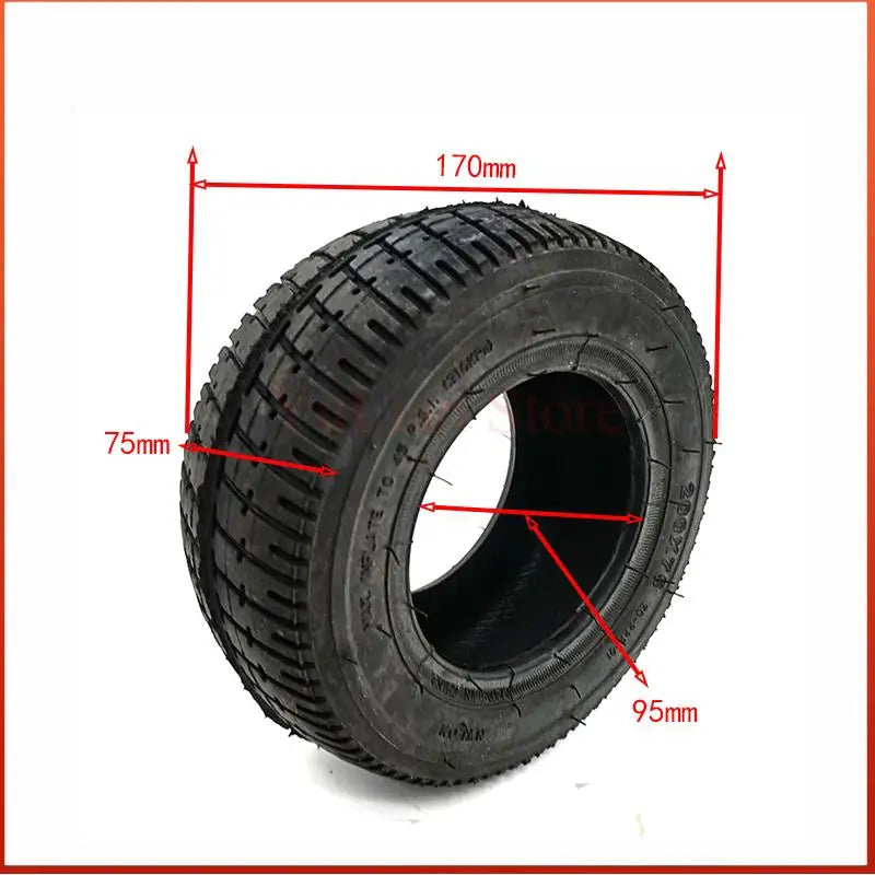 8 inch 200x75 electric scooter tire with strong road grip