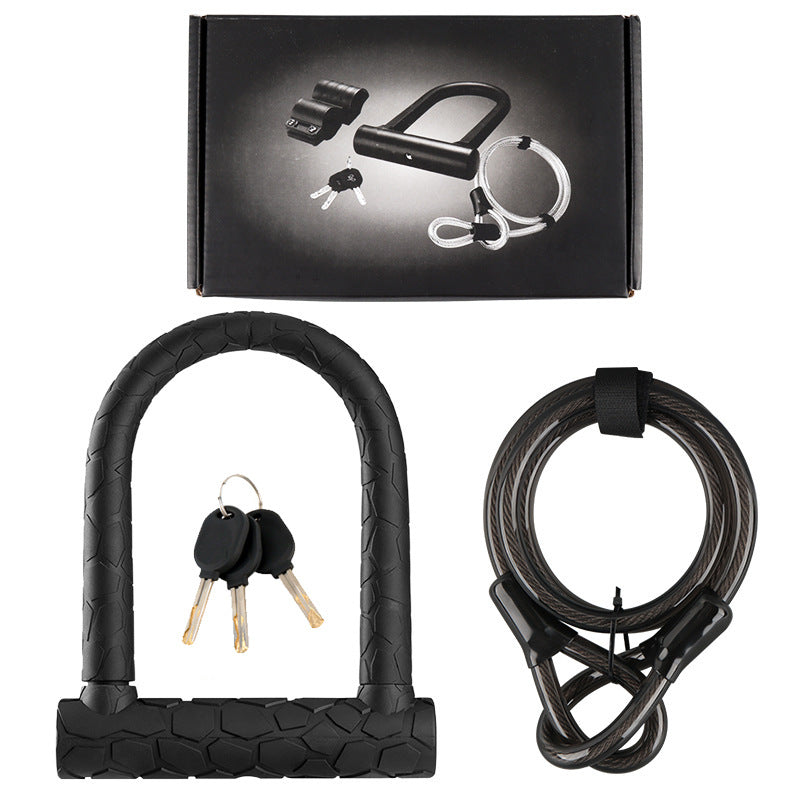 Reinforced Alloy U Lock for Enhanced Two Wheeler Security