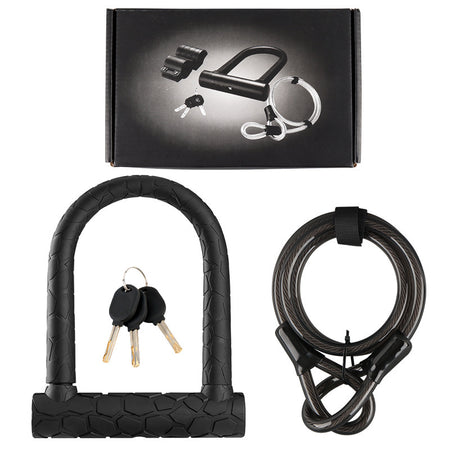 Reinforced Alloy U Lock for Enhanced Two Wheeler Security