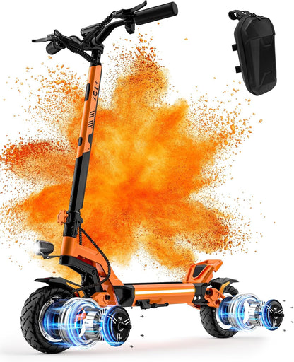 JGH X5 Ultra Electric Scooter for Adults - Dual Suspension & Braking