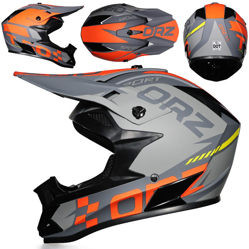 Lightweight Off-Road Cycling Helmet - Breathable ABS Full Face Gear for Downhill & Trail Riding
