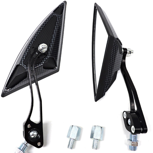 H-2204 Universal Square Rearview Mirror for Bikes, Motorcycles & EVs