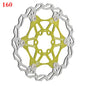 BUCKLOS Bicycle Disc Brake 160/180/203 Bike Floating Rotors Stainless Steel Mountain Bike Brake 1PC 160mm Green