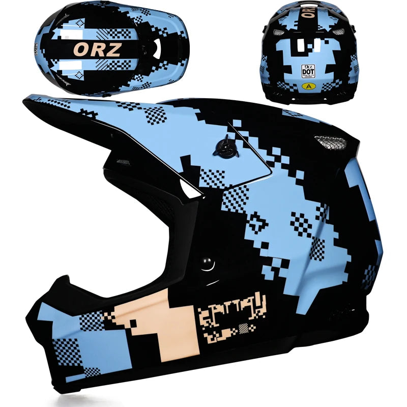 ABS shell kids dirt bike helmet