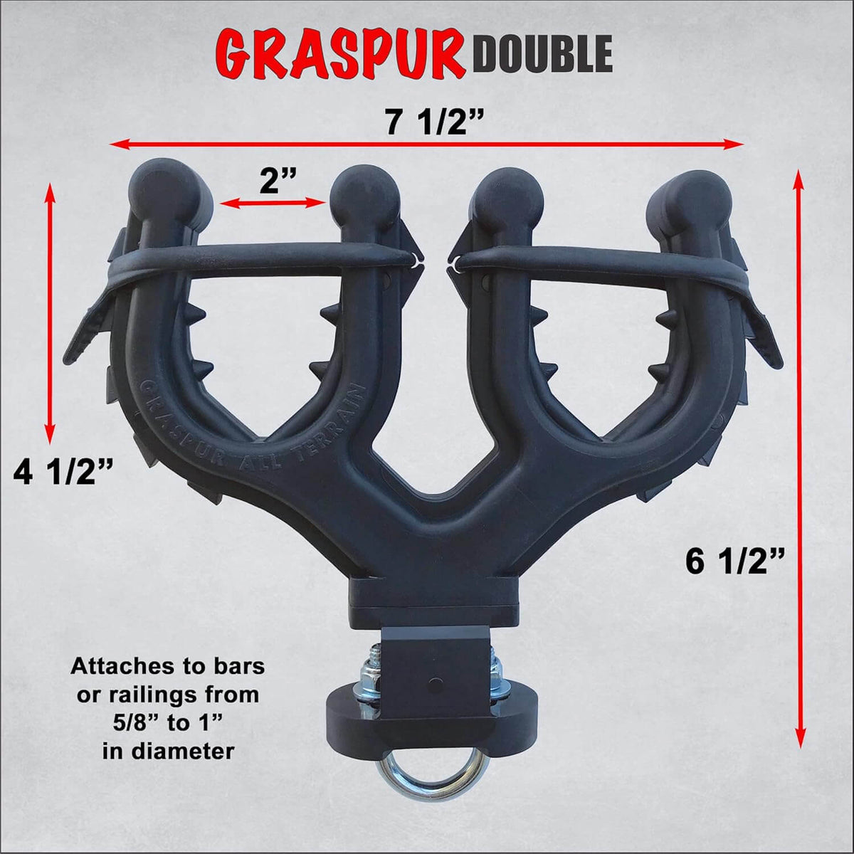 ATV gear rack for hunting equipment