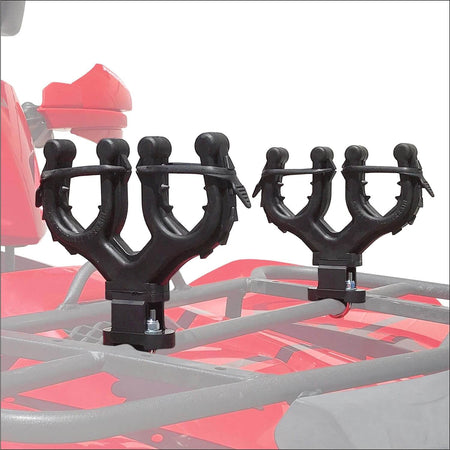 ATV gun and bow rack holder