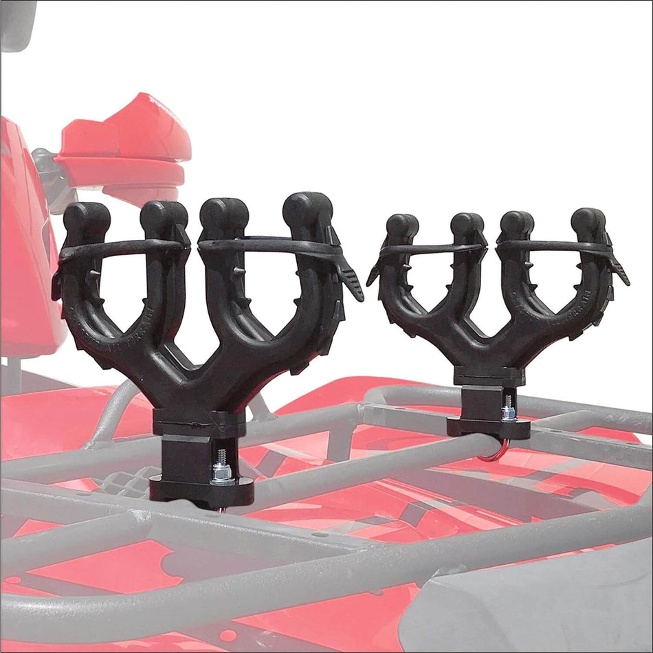 ATV gun and bow rack holder