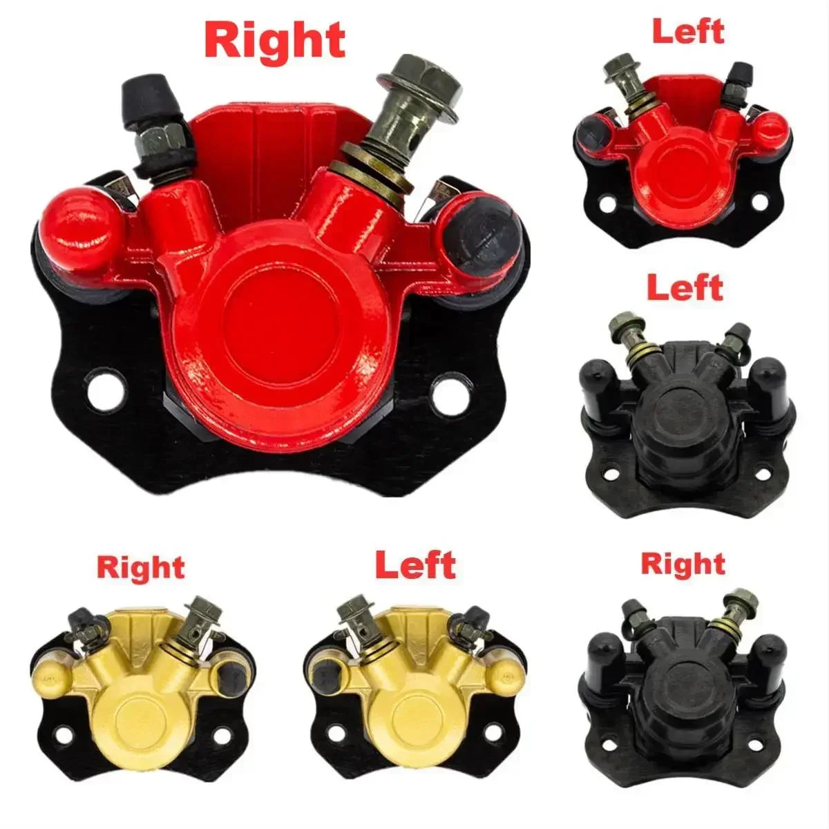 ATV rear disc brake caliper clamp for 50cc to 150cc quads
