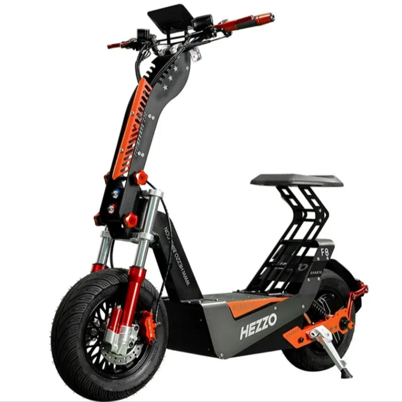   HEZZOS F8 High Power Electric Scooter – 8000W Dual Motor 72V Off-Road E-Scooter | Long Range