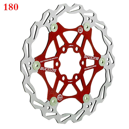 BUCKLOS Bicycle Disc Brake 160/180/203 Bike Floating Rotors Stainless Steel Mountain Bike Brake