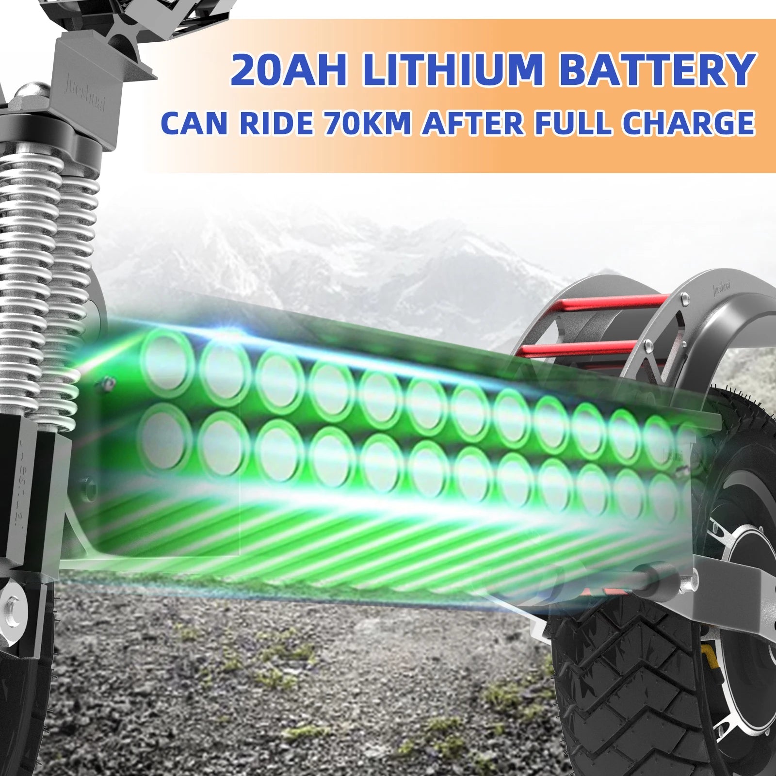 Adult Electric Scooter with 45-85km/h Top Speed