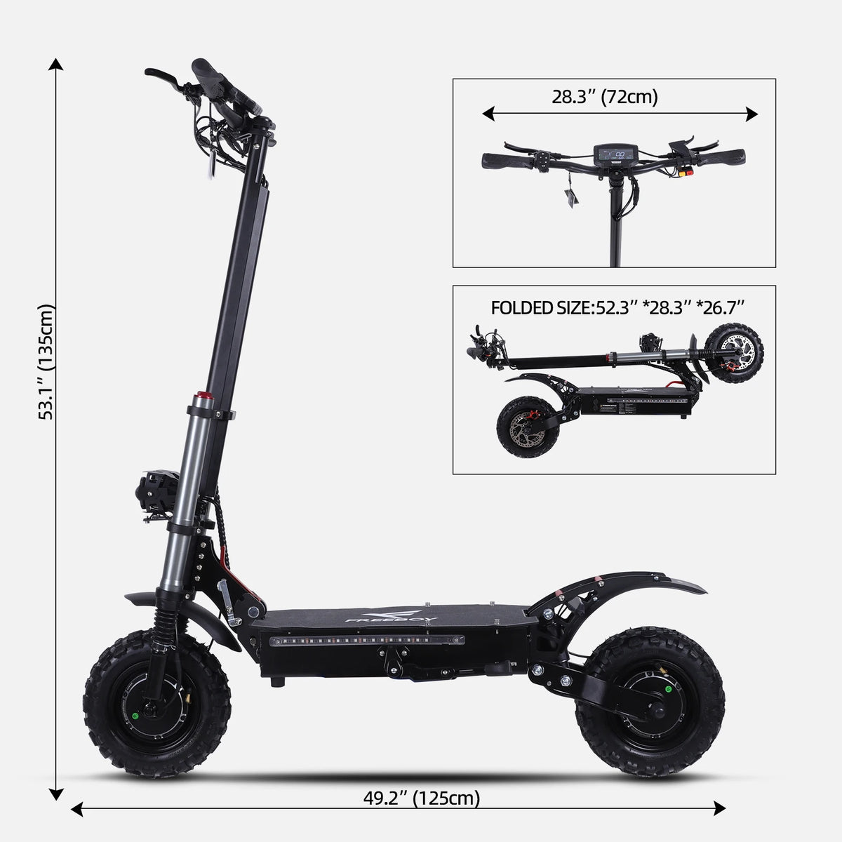 Adult Electric Scooter with 60V 38Ah Lithium Battery Pack