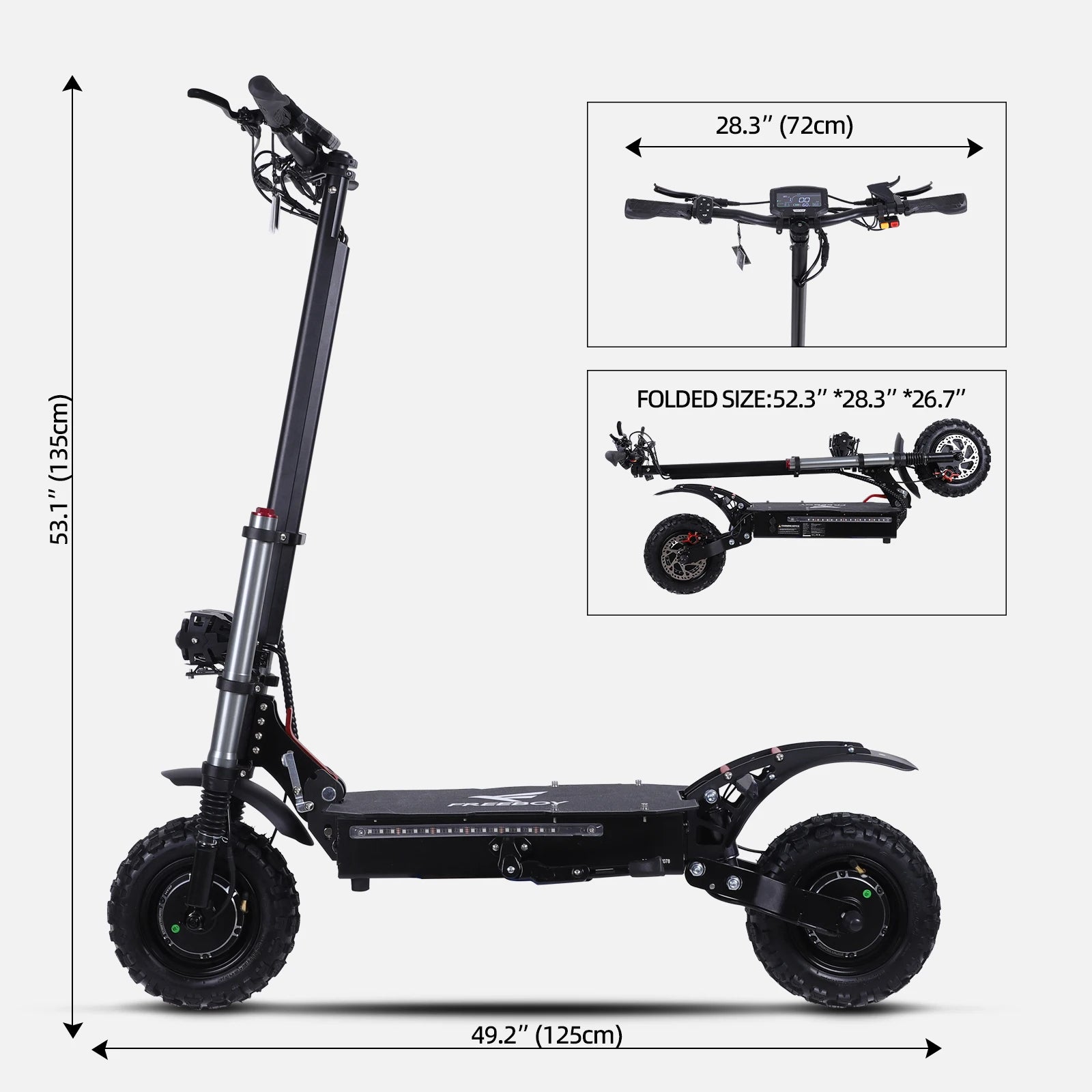 Adult Electric Scooter with 60V 38Ah Lithium Battery Pack