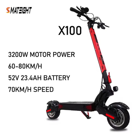 Adult Electric Scooter with High Torque Dual Motors