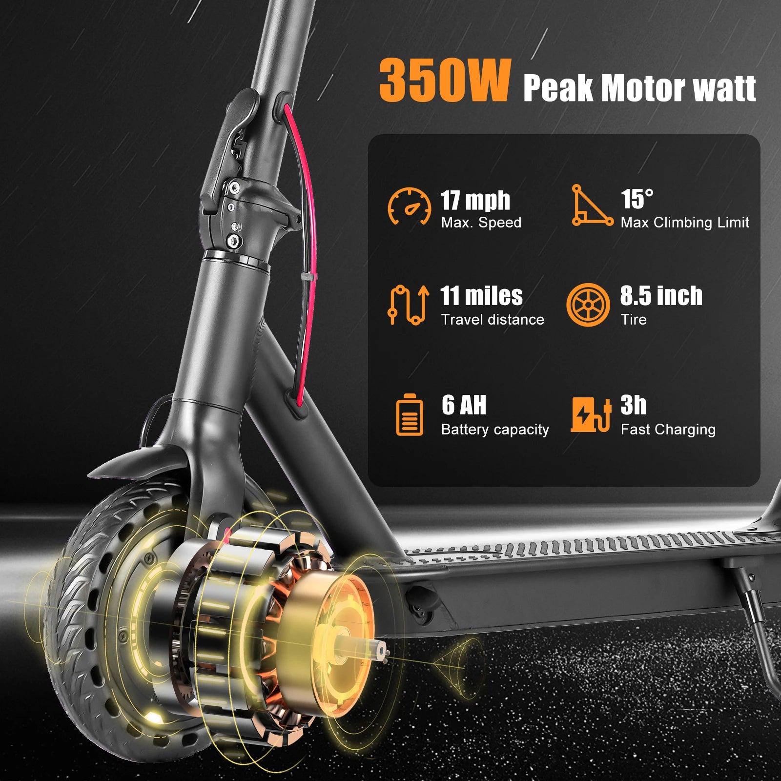AiliFE Electric Scooter with Smart App Connectivity and Control