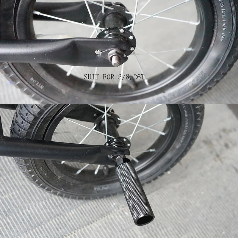 Alloy BMX foot stunt peg anti skid bike peg