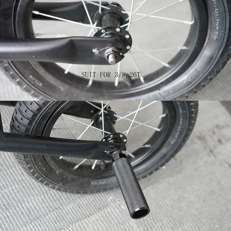 Alloy BMX foot stunt peg anti skid bike peg