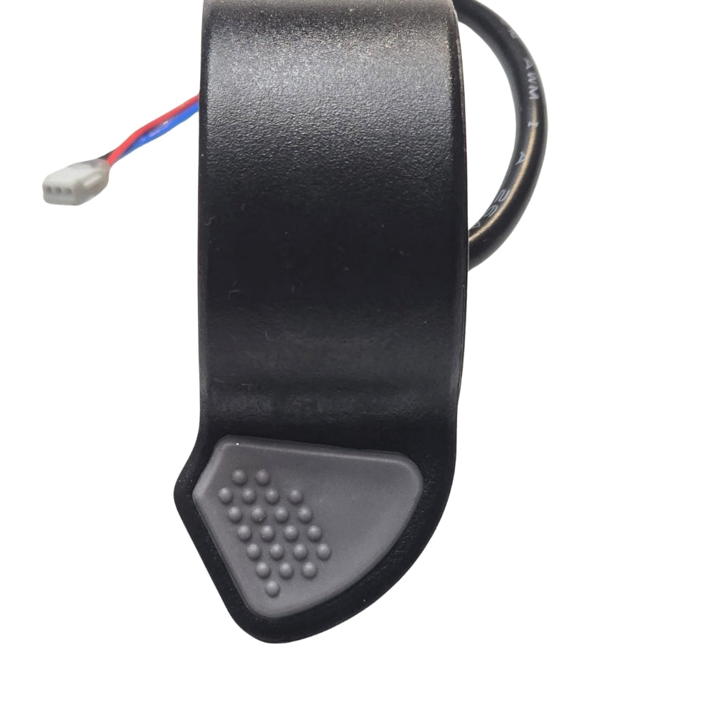 Thumb-Operated Throttle for E-Scooter Acceleration Fits Models: Alpha, HX, Apex, Apex Pro, KQi3, KQi2, M10 Lite, M10 Pro, XR, Plus, ES1-4, X3, C3, i9 Pro, MAX, E9, Journey Gray.